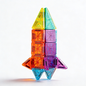 Juguete de Bloques de Construcción Magnéticos Portátil de Alta Calidad, Adecuado para la Educación Preescolar para Entrenar el Cerebro de los Niños - Product Image 1