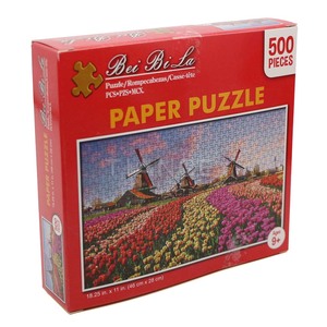 Giấy Bìa Cứng In Logo Theo Yêu Cầu Của Độ Tuổi 9 + 500 Miếng Ghép Hình Nhà Sản Xuất - Product Image 4