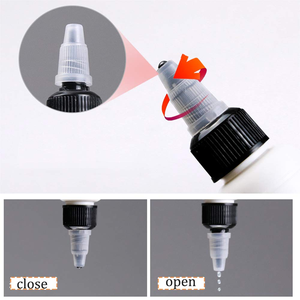 Factory Wholesale 100ml 150ml 200ml 250ml <b>Plastic</b> PET Hair Oil Nozzle Clear Squeeze Bottles With Twist <b>Caps</b> - Product Image 4