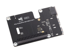 Waveshare PCIe to MiniPCIe/Gigabit Ethernet/USB 3.2 Gen1 HAT รองรับอินเทอร์เฟซ MiniPCIe โมดูล 4G สำหรับ Raspberry Pi 5 HAT K479 - Product Image 1