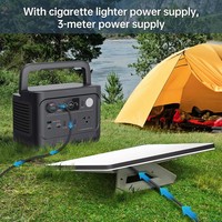 Untuk Starlink Mini 2in1 Kabel Daya DC Adaptor Pemantik Rokok Tampilan Digital Kabel Pengisi Daya Mobil dengan Port USB Tipe-C