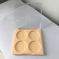 Palette carrée en plastique vide pour fard à paupières Blush Brow Powder Packaging