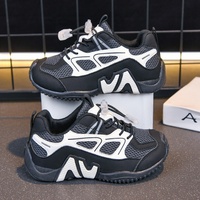 Chaussures de course légères et respirantes en maille pour enfants, baskets mi-mollet pour garçons et filles, semelle extérieure en caoutchouc, bande élastique, confortables