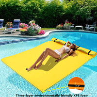 Alfombra plegable resistente a roturas, colchoneta flotante de espuma xpe para piscina, lago, oasis, al por mayor