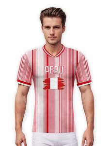 Custom <strong>Peru</strong> Soccer Shirt Personalized Football <strong>Jersey</strong> with Name &amp; Number <strong>Peru</strong> National Team Fanwear for Men Women Youth - Product Image 6
