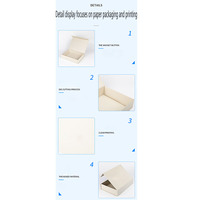 Boîte cadeau magnétique rigide tendance en gros avec insert en mousse, taille/couleur/logo personnalisables, gaufrage, pelliculage mat