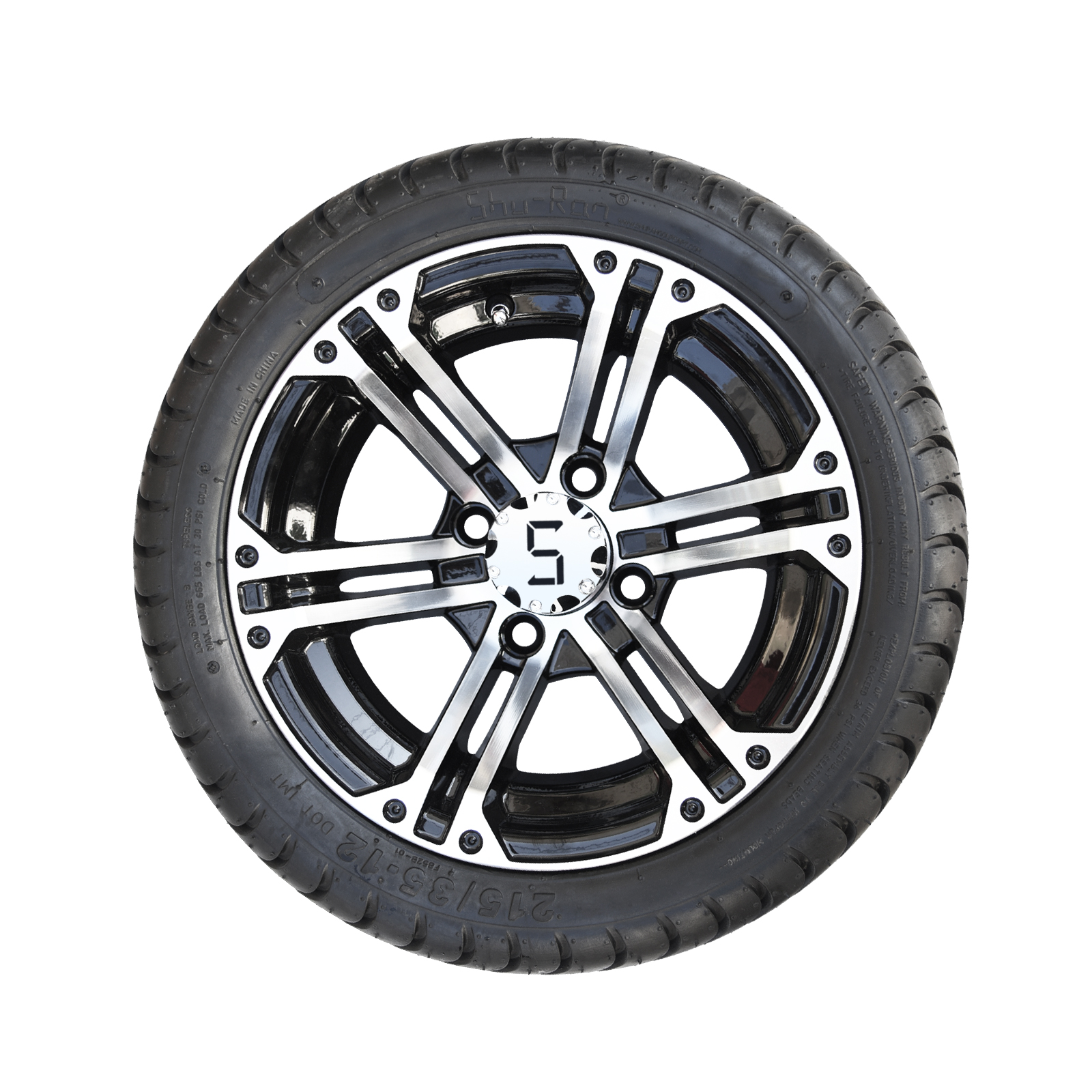 กลึง/สีดำเงา