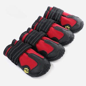 Scarpe per Cani Impermeabili Antiscivolo Riflettenti, Stivali per Animali Domestici per Corsa e Passeggio - Product Image 3