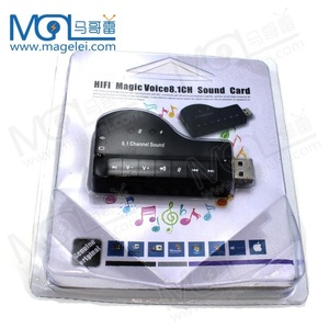 Tarjeta de Sonido Externa de Alta Calidad HIFI Magic Voice 8.1CH USB2.0 para Computadora Portátil, <span class=keywords><strong>Piano</strong></span>, Compatible con Sonido 3D - Product Image 5