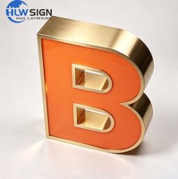 Letras LED Impermeables del Fabricante Original, Letras 3D Personalizadas para Negocios, Letras de Canal con Iluminación Frontal