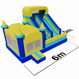 Nouveau design château gonflable gonflable toboggan gonflable château gonflable combo grand château gonflable parcours du combattant - Product Image 3