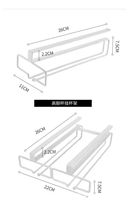 Soporte de Pared para Copas de Vino de Acero, Moderno y Duradero, para Montar Debajo del Gabinete, Venta Caliente de Fábrica