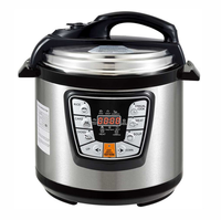 Cuisinière à pression électrique multifonction programmable 12L 1600W en acier inoxydable pour usage commercial, industriel, domestique et hôtelier