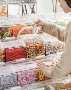 ECOBOX Hộp Đựng Bỏng Ngô Bằng Nhựa <span class=keywords><strong>Acrylic</strong></span> Trong Suốt Kẹo Ngọt Hộp Đựng Thức Ăn Trưng Bày Số Lượng Lớn Bằng <span class=keywords><strong>Acrylic</strong></span> Hạt Kẹo - Product Image 6