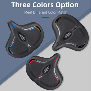 WEST BIKING – <span class=keywords><strong>selle</strong></span> de vélo <span class=keywords><strong>souple</strong></span>, confortable en cuir, <span class=keywords><strong>vtt</strong></span>, coussin <span class=keywords><strong>souple</strong></span> - Product Image 5