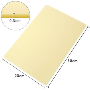 A4 Silicone Practice Skin 20cmx30cmx0.3cm For Tattoo Eyebrow Permanent Makeup Training - Product Image 2