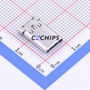 TC-002D USB Connector SMD Connector ( Connector Type: Type-C )( Protocol Standard: USB 3.1 )( Mounting Type: Horizontal Mount ) - Product Image 1