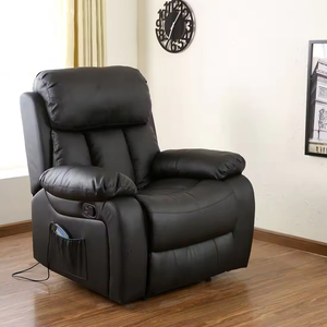 <span class=keywords><strong>Fauteuil</strong></span> inclinable de massage en <span class=keywords><strong>cuir</strong></span> <span class=keywords><strong>chauffant</strong></span> Chester <span class=keywords><strong>Fauteuil</strong></span> de salon de maison - Product Image 5
