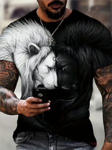Magliette da uomo con inventario a maniche corte 2023 <span class=keywords><strong>abbigliamento</strong></span> estivo T-shirt da uomo con scollo a T-shirt stile moda uomo spedizione casuale - Product Image 4