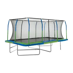 Zoshine Trampoline Outdoor With Safety Net Rectangular Trampoline With Enclosure Rectangle Trampoline With Ladder