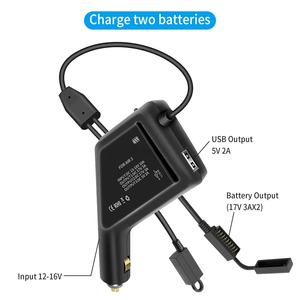 Caricabatterie Rapido <span class=keywords><strong>3</strong></span>-in-1 RingTeam per Droni, Adattatore Compatibile con Batteria Standard Mini <span class=keywords><strong>3</strong></span> Pro, Caricatore da Auto - Product Image 4