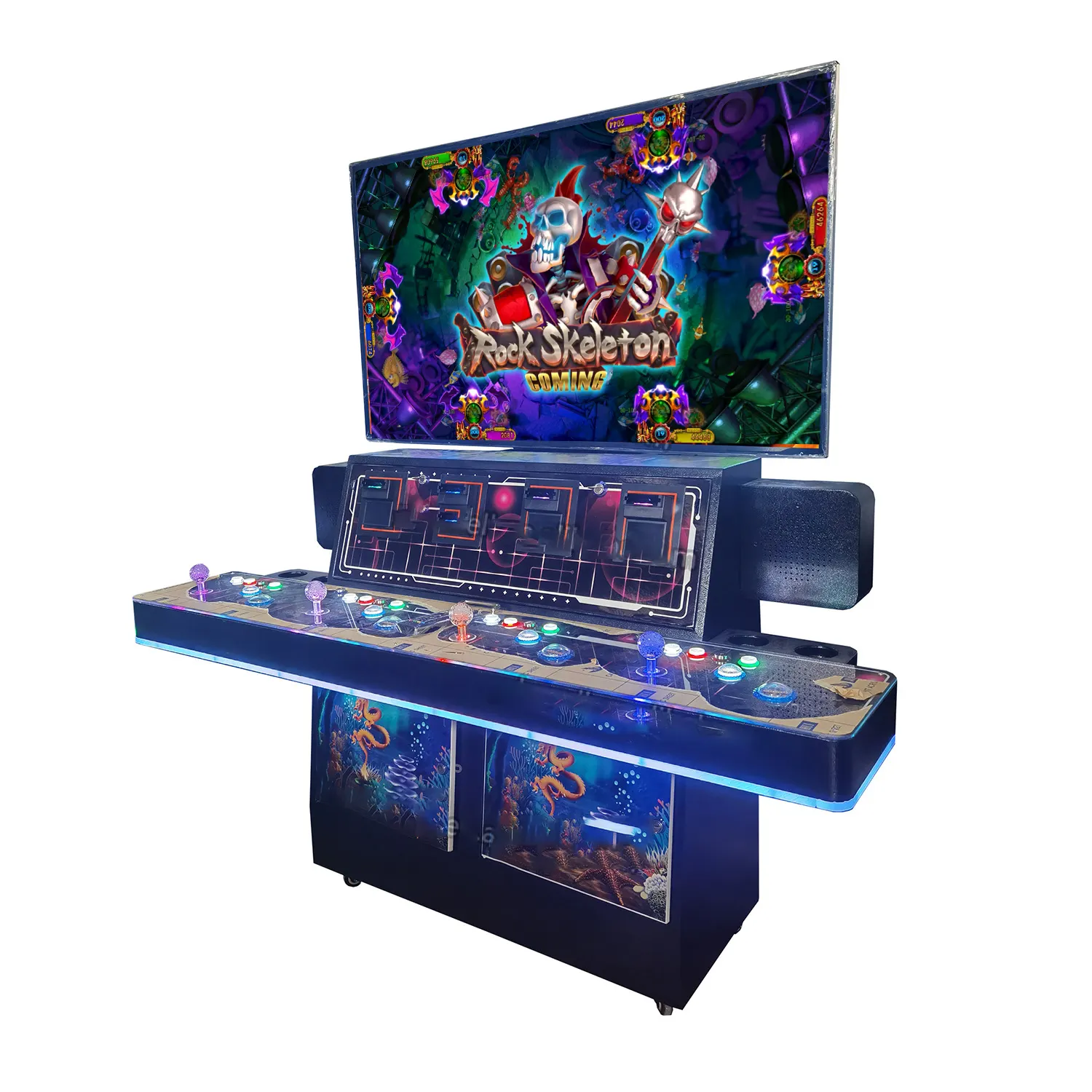2022 Hot Sale Standing 4 player standing fish game Table/Fish Game Machine/Fish Game Cabinet