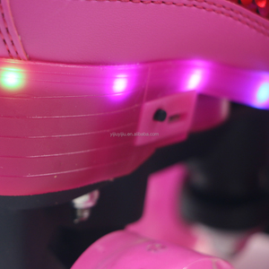 Patins à roulettes <span class=keywords><strong>quad</strong></span> d'extérieur de bonne qualité avec roues en PU lumineuses, roulements ABEC-7 et conception à ressort - Product Image 6