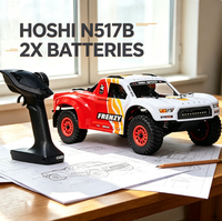 2X Baterías en Stock en EE. UU. HOSHI N517B 70KM/H Coches RC 1/12 Coche RC sin Escobillas 4WD de Alta Velocidad Todoterreno con Control Remoto y Cable USB