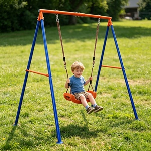 Columpio <span class=keywords><strong>de</strong></span> Aleación para Niños <span class=keywords><strong>de</strong></span> Nuevo Diseño para Uso en Interiores/Exteriores en el Jardín, Fácil <span class=keywords><strong>de</strong></span> Montar - Product Image 1