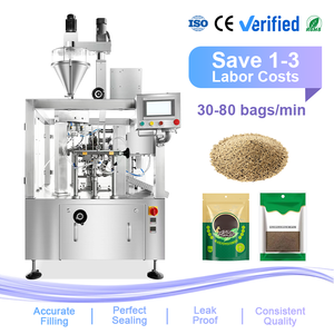 Food Grade Safe Rotary Premade Pouch Packing Machines for Ground Pepper Ground Cumin Chili Powder - Product Image 1
