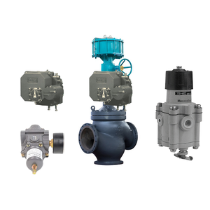 Positionneur de vanne Flowserve Foxboro 3200MD, vanne à boisseau sphérique 67CFR, filtre-régulateur ASCO 210, solénoïde 24VDC, OEM, acier au carbone - Product Image 4