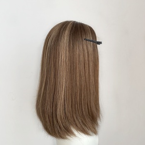 Peluca de encaje para mujer, estilo judío, color marrón oscuro, a la moda - Product Image 4