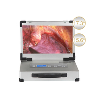 Cámara Endoscópica Veterinaria 3 en 1 Full HD para Diagnóstico de Mascotas, Fuente de Luz Fría de 100W, Salida USB/HDMI