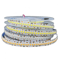 Светодиодные ленты DC 12V 24V 2835 SMD, 240 светодиодов/м, 10мм, 5м/10м, высокой мощности, высокой яркости, гибкие, белые/тепло-белые, для декоративного освещения