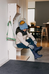 202510 enfants vêtements d'extérieur armoire en bois porte-vêtements cadre en bois support enfant en bas âge garde-robe enfants meubles enfant en bas âge commode - Product Image 2
