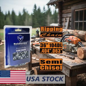 Catena per Motosega di Alta Qualità 36 Pollici 104DL con Catena da Taglio .404'' .063'' e Lame e Maglie Tedesche Semi-Chisel - Product Image 3