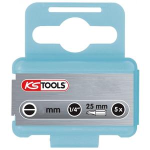 KS TOOLS-910,2233 Broca de ACERO INOXIDABLE de 1/4 ''para tornillos ranurados (5 uds)-HERRAMIENTAS DE ACERO INOXIDABLE EAN 4042146228067 - Product Image 1