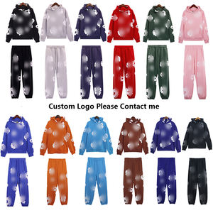 Nuova <span class=keywords><strong>felpa</strong></span> in cotone pesante personalizzata da uomo americano Streetwear Kapok stampa floreale <span class=keywords><strong>felpa</strong></span> <span class=keywords><strong>felpa</strong></span> per il commercio all'ingrosso - Product Image 2