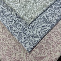Nouveau motif Montgomery (Une fleur, trois couleurs) Tissu popeline imprimé uni 100 fils de coton résistant à l'abrasion et léger