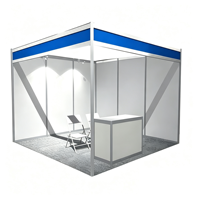 Stand d'exposition modulaire, profilé en aluminium 10x10 pieds, assemblage rapide sans outils, pour les entreprises de location de stands de salons professionnels, Europe