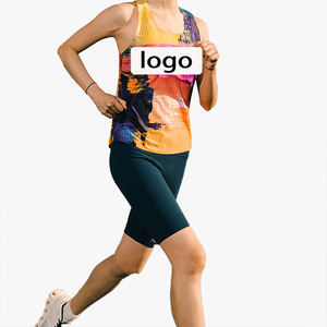 Débardeur de sport à séchage rapide pour femme, anti-humidité, respirant, sans manches, pour marathon, course et entraînement - Product Image 3