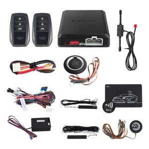 EASYGUARD Universal EC002-T2-NS-NFC Car Alarm System with <b>Vibration</b> Warning Passive Keyless Entry Remote Start - Product Image 2
