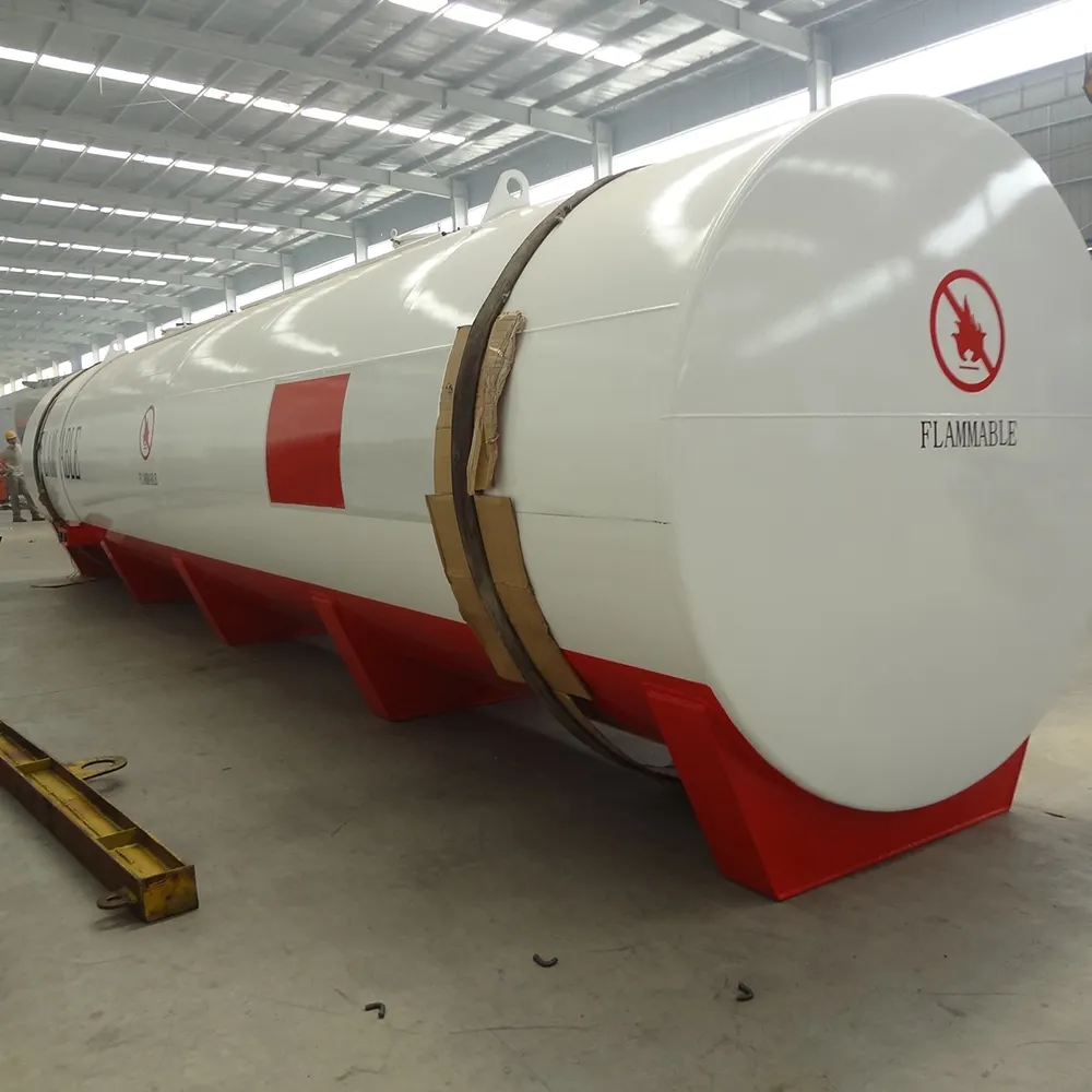 Çift duvar 42000 litre yeraltı yakıt depolama tankları