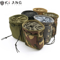 Nouvelle pochette tactique de chasse MOLLE à cordon de serrage pour chargeur, sac banane étanche réglable pour ceinture