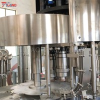 Machine de remplissage et d'embouteillage de boissons aseptiques à haute productivité automatisée électriquement avec remplissage de précision