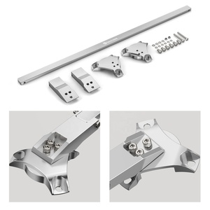 BEVINSEE <span class=keywords><strong>E46</strong></span> Front Upper Strut Tower Support Bar Brace Kit Aluminio para <span class=keywords><strong>BMW</strong></span> 3 Series 325i 328i 330i M3 2002-2004 <span class=keywords><strong>2005</strong></span> 2006 - Product Image 2