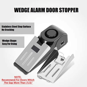 <b>Smart</b> <b>Home</b> Supplies 120 Db Wireless Door Stop Stopper Alarm Block Security <b>Home</b> - Product Image 3