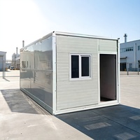 Maison mobile préfabriquée légère en acier galvanisé à structure pliante en Z, directement de l'usine