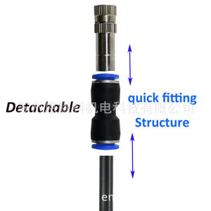 Tige universelle 20 cm 8 mm, connecteur à raccord rapide, accessoire de buse d'irrigation goutte à goutte - Product Image 3