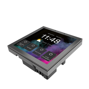 Interruptor Inteligente M4 <span class=keywords><strong>con</strong></span> <span class=keywords><strong>Pantalla</strong></span> Táctil de 4 Pulgadas Multifunción y <span class=keywords><strong>Pantalla</strong></span> Multilingüe Compatible <span class=keywords><strong>con</strong></span> App Smart Life Voltaje Máx. 220V Corriente Máx. 10A - Product Image 3